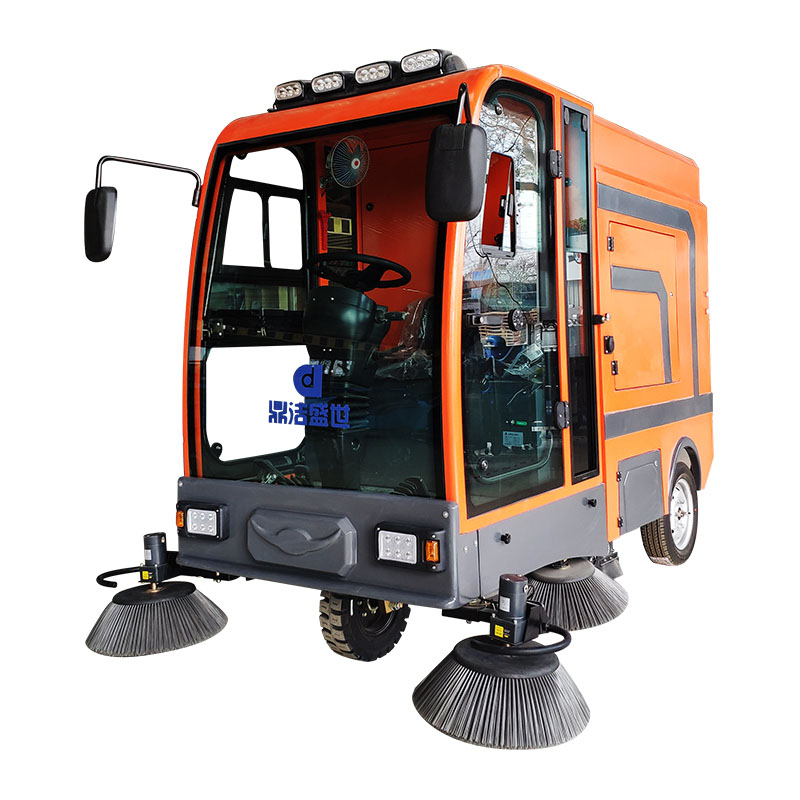 鼎潔盛世DJ2100GT電動(dòng)掃地車(chē)使用效果視頻