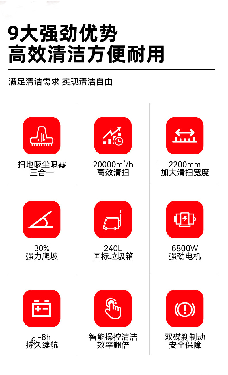 鼎潔盛世駕駛式掃地車工廠園區(qū)景區(qū)公園道路清掃車DJ2200GTH4L